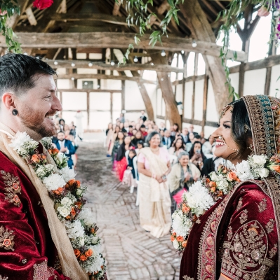 A Vibrant Union: Panisha and Thomas Bright and Beautiful Wedding at Arley Hall